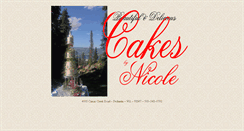 Desktop Screenshot of cakesbynicole.me